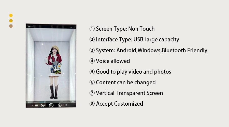 42 X 23 Transparent Screen