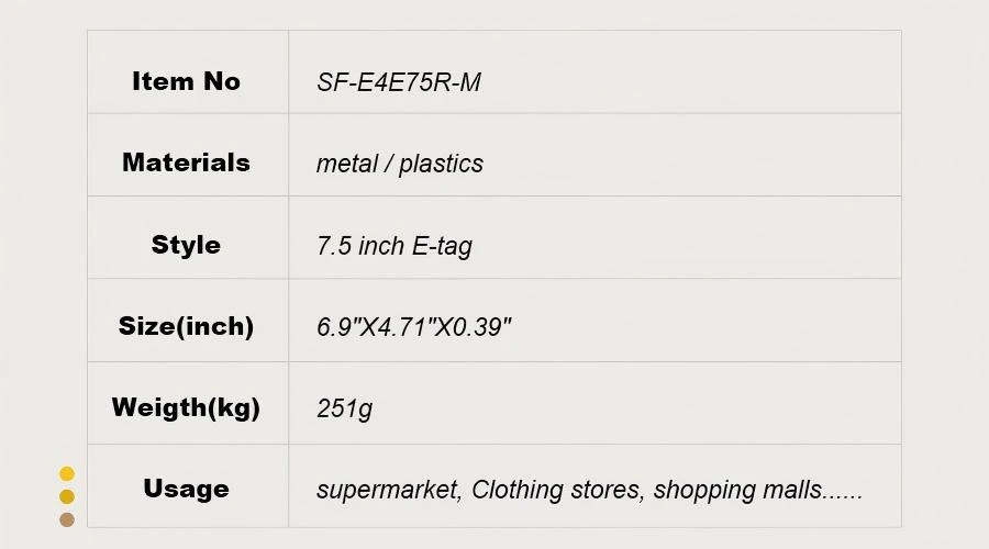 7.3 Inch Electronic Price Tag Extrusion Channel