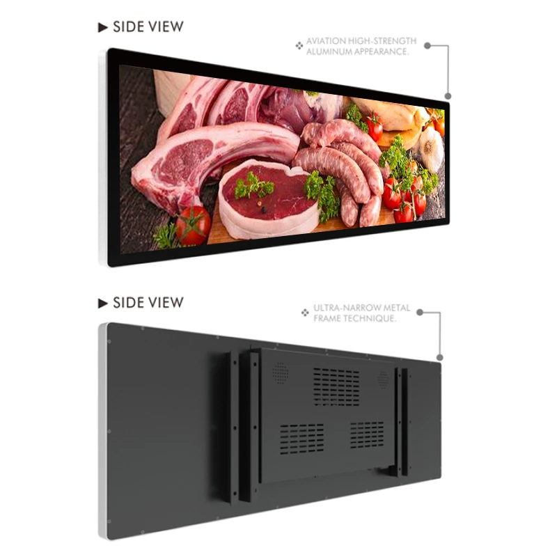 37.8 Inch LCD Bar Display Double Face Screen Manufacturer 37.8 Inch LCD Bar Display Double Face Screen Manufacturer
