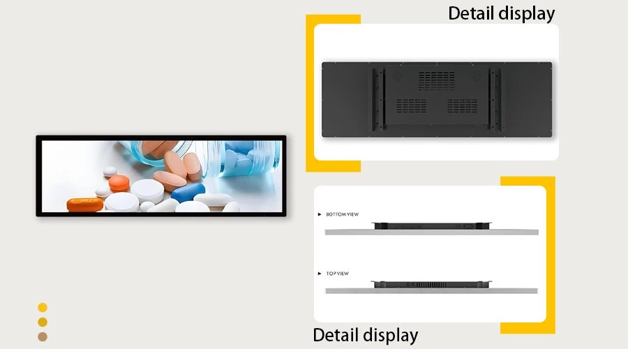 36.2 Inch LCD Bar Display Double Face Screen Manufacturer 36.2 Inch LCD Bar Display Double Face Screen Manufacturer